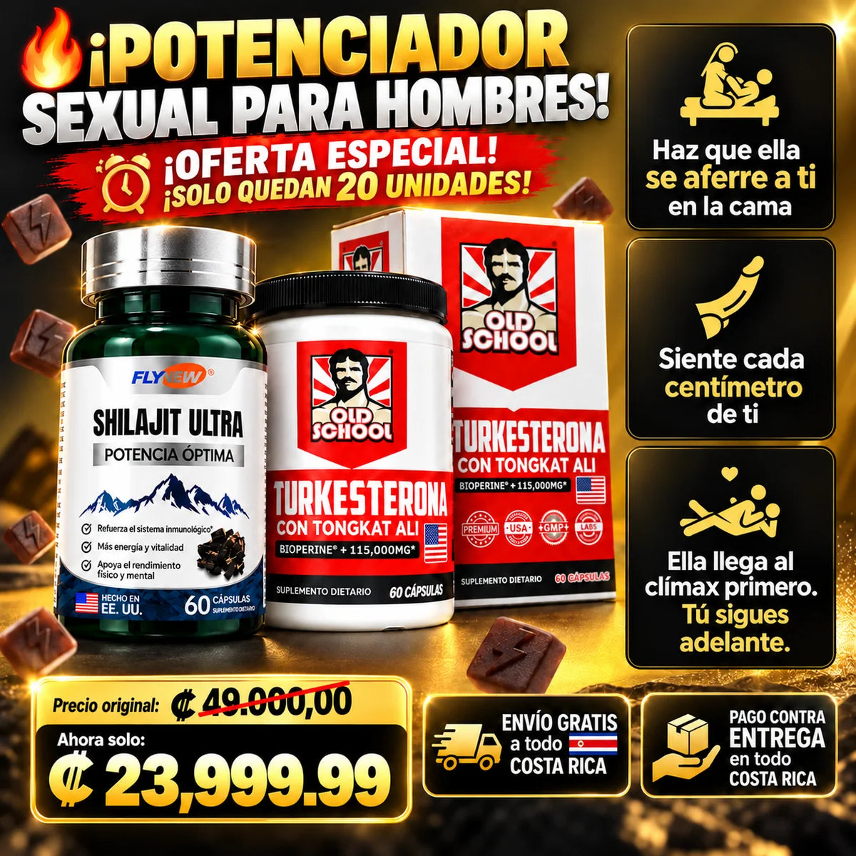 Turkesterone + Shilajit Ultra: La mejora que le faltaba a tu dormitorio.